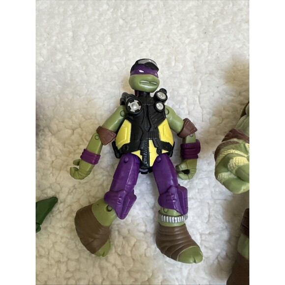 Teenage Mutant Ninja’s turtles Vintage Figures Lot Of 9 - Picture 3 of 10